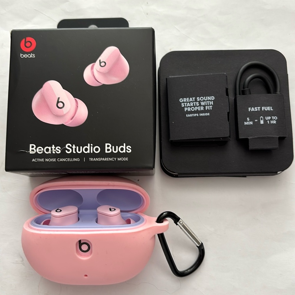 GENUINE Beats Studio Buds PINK MINT CONDITION
